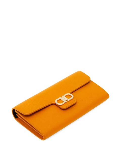 Ferragamo Gancini chain-strap clutch bag - Orange - zdjęcie produktu nr 2