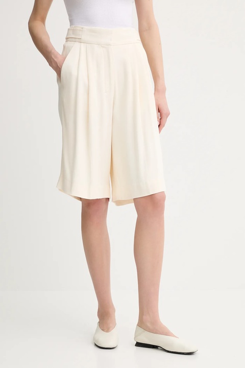 Day Birger et Mikkelsen szorty Lcann damskie kolor beżowy gładkie high waist DAY65243707 - zdjęcie produktu nr 1