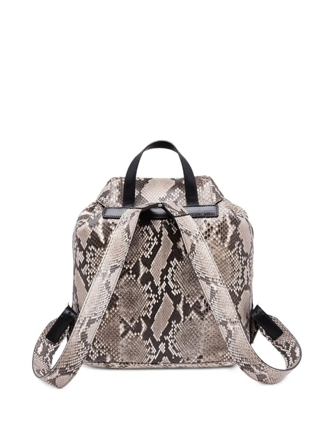 Prada Python leather backpack - Grey - zdjęcie produktu nr 1