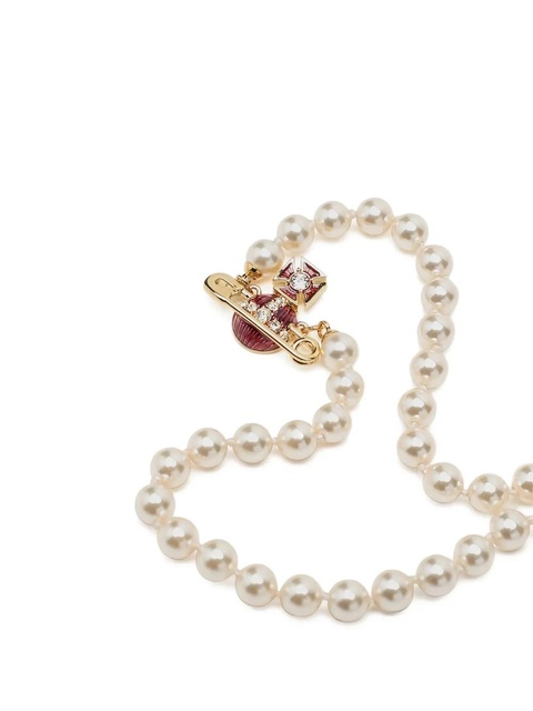 Vivienne Westwood pearl orb necklace - Neutrals - zdjęcie produktu nr 2