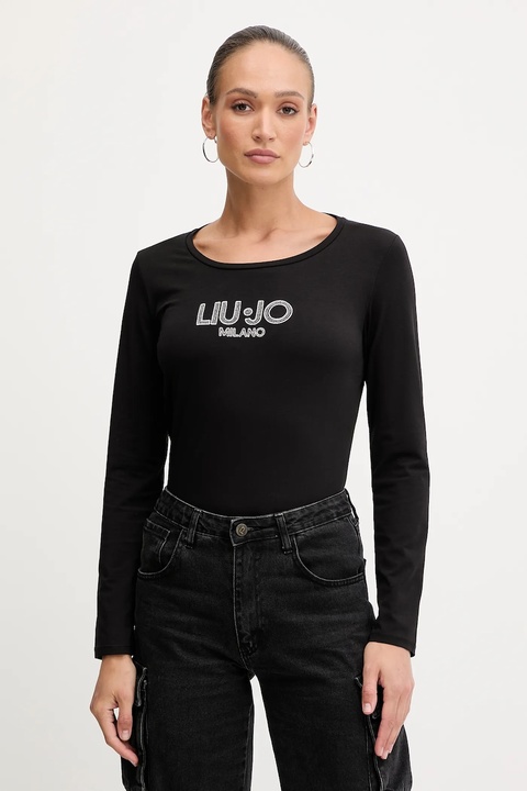 Liu Jo longsleeve kolor czarny TF5169.JS003 - zdjęcie produktu nr 1