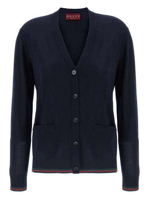 Gucci button cardigan - Blue - zdjęcie produktu nr 1