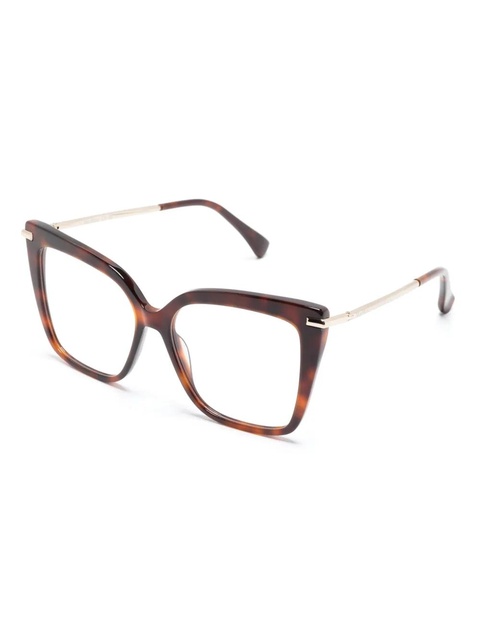 Max Mara Eyewear tortoiseshell cat-eye glasses - Brown - zdjęcie produktu nr 1