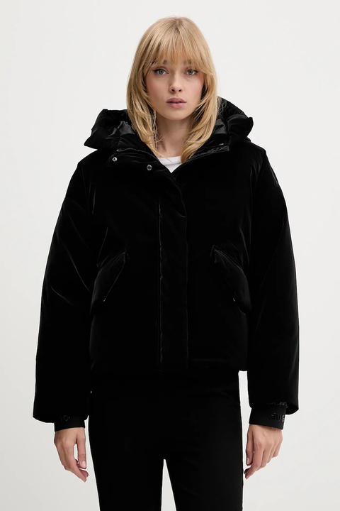 HUGO kurtka kolor czarny zimowa oversize 50555260 - zdjęcie produktu nr 1