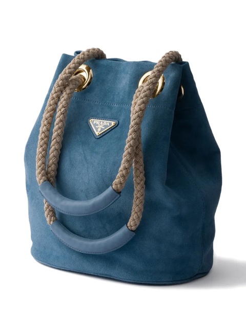 Prada small Mariner bucket bag - Blue - zdjęcie produktu nr 2