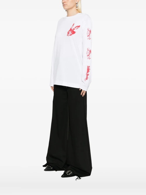 Simone Rocha cotton T-shirt - White - zdjęcie produktu nr 2