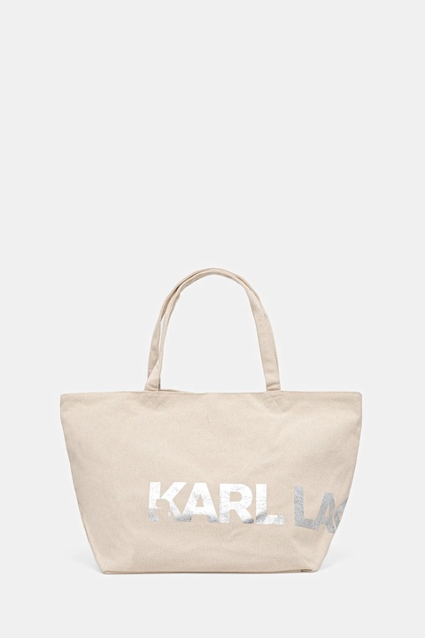 Karl Lagerfeld torebka kolor beżowy A1W50060 - zdjęcie produktu nr 1
