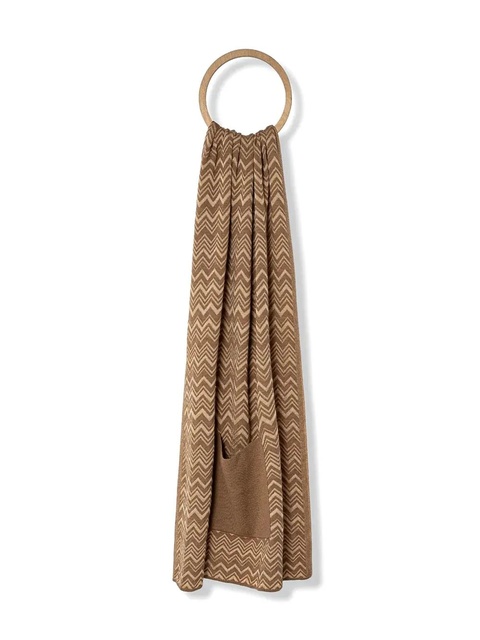 Missoni zigzag scarf - Brown - zdjęcie produktu nr 1