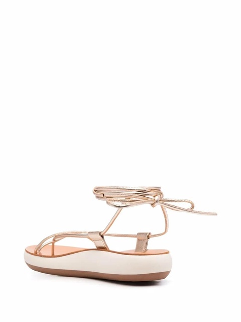 Ancient Greek Sandals Diakopes ankle-tie sandals - Neutrals - zdjęcie produktu nr 2