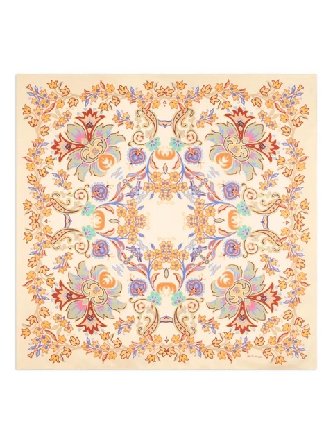 ETRO printed silk scarf - Neutrals - zdjęcie produktu nr 1