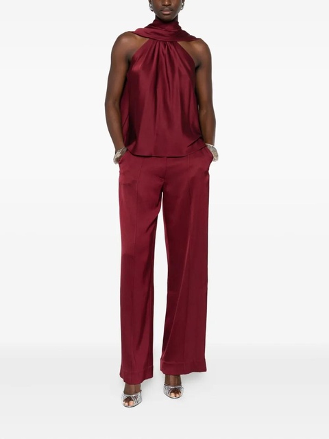 Simkhai Kyra wide-leg trousers - Red - zdjęcie produktu nr 2