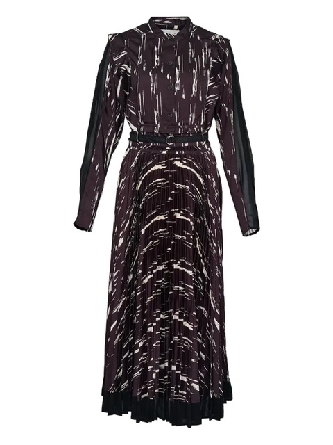 3.1 Phillip Lim all-over graphic print dress - Brown - zdjęcie produktu nr 1