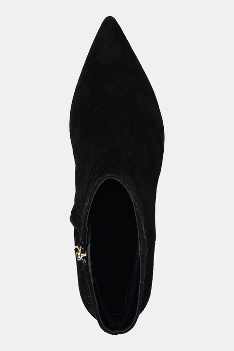 Lauren Ralph Lauren botki zamszowe Mckay Bt Hl damskie kolor czarny na szpilce 802967779001 - zdjęcie produktu nr 2