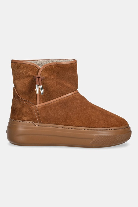 Furla śniegowce zamszowe Nuage Snow Boot kolor brązowy YK30NUA BX4212 RY000 - zdjęcie produktu nr 2