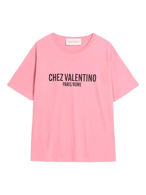 Valentino Garavani logo-print T-shirt - Pink - zdjęcie produktu nr 1