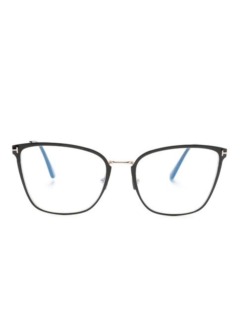 TOM FORD Eyewear metal cat eye-frame glasses - Black - zdjęcie produktu nr 1