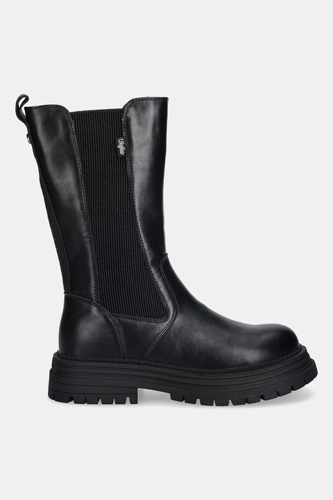 Buffalo sztyblety Lennox Chelsea Hi kolor czarny na platformie 1270136-BLK - zdjęcie produktu nr 2