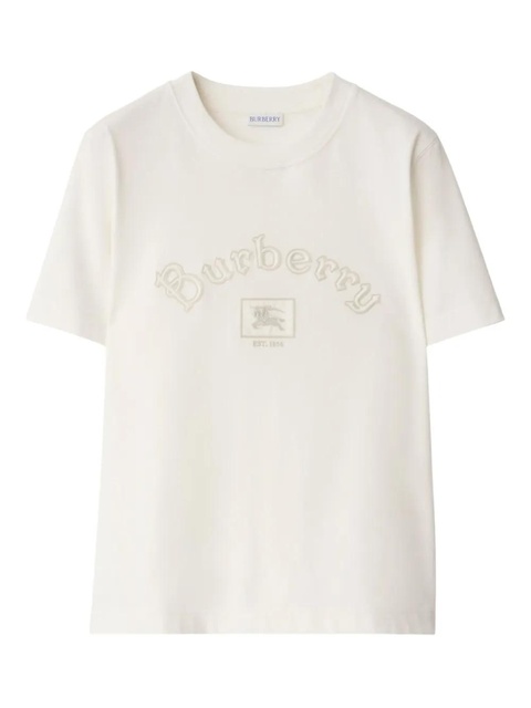 Burberry Gothic logo cotton T-shirt - White - zdjęcie produktu nr 1
