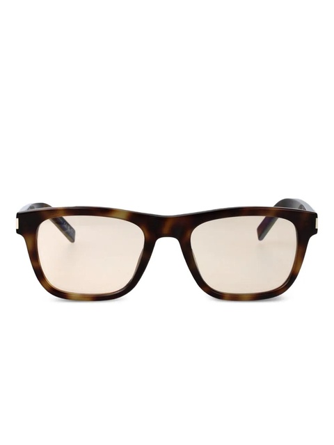 Saint Laurent Eyewear rectangle-frame sunglasses - Brown - zdjęcie produktu nr 1