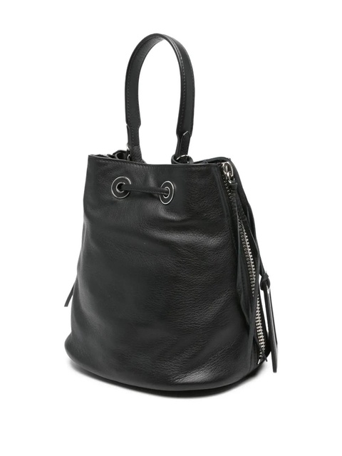 Balenciaga drawstring leather shoulder bag - Black - zdjęcie produktu nr 2