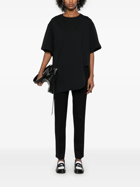The Attico cotton T-shirt - Black - zdjęcie produktu nr 2