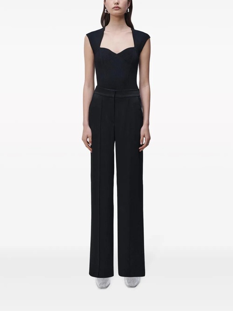 Simkhai Kyra high-waisted crepe trousers - Black - zdjęcie produktu nr 1