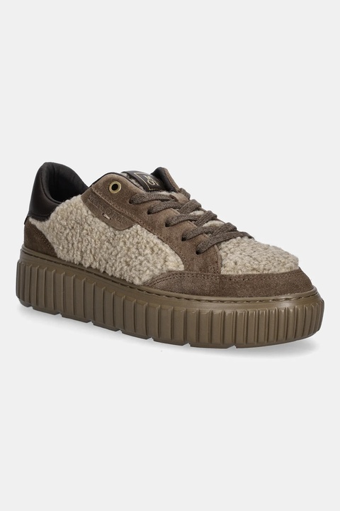 Marc O'Polo sneakersy Svenja damskie kolor brązowy 50819043502300 - zdjęcie produktu nr 1