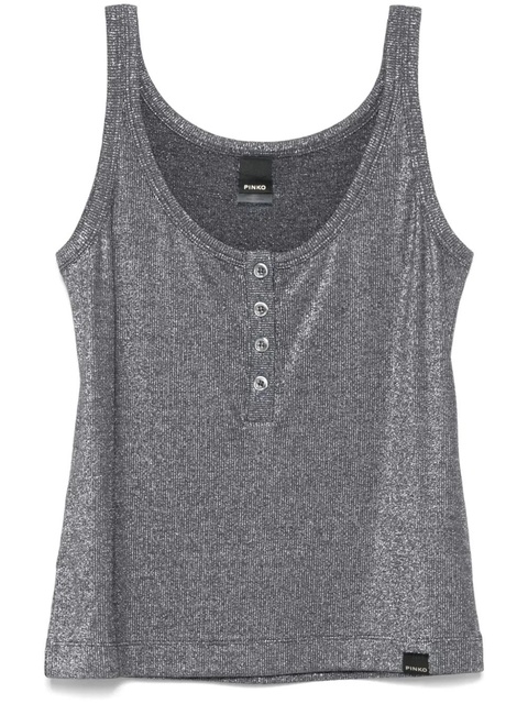 PINKO knitted tank top - Blue - zdjęcie produktu nr 1