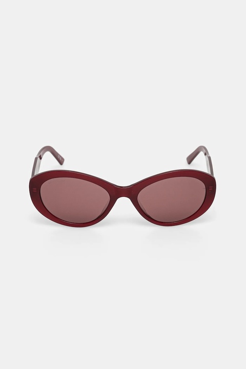 Balenciaga okulary przeciwsłoneczne damskie kolor bordowy BB0446S - zdjęcie produktu nr 2