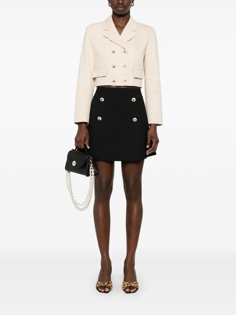 SANDRO cropped blazer - Neutrals - zdjęcie produktu nr 2