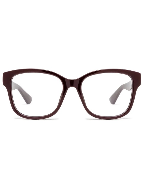 Gucci Eyewear logo-engraved frames - Red - zdjęcie produktu nr 1