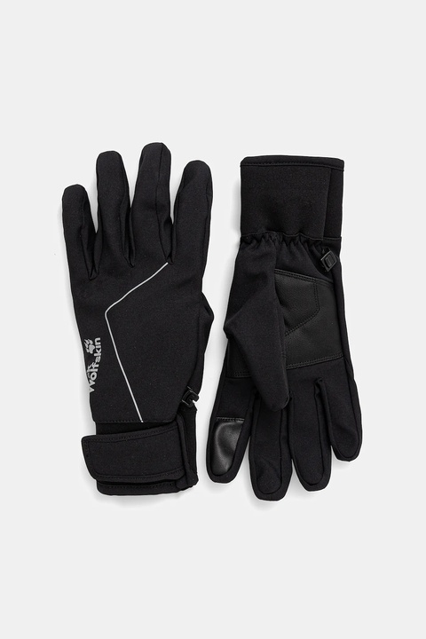 Jack Wolfskin rękawiczki REFL kolor czarny A65231 - zdjęcie produktu nr 1
