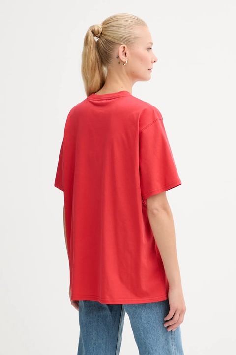 Bally t-shirt bawełniany damski kolor czerwony WJE07E - zdjęcie produktu nr 2