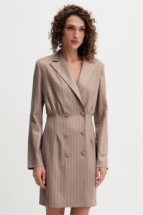 Fracomina sukienka kolor beżowy mini rozkloszowana FS25WD1002W479T4 - zdjęcie produktu nr 1