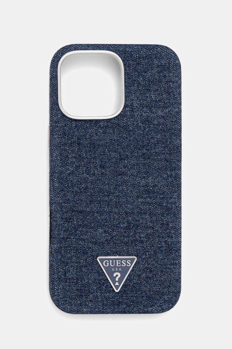 Guess etui na telefon iPhone 16 Pro Max kolor niebieski GUHMP16XRJFWTLB - zdjęcie produktu nr 1