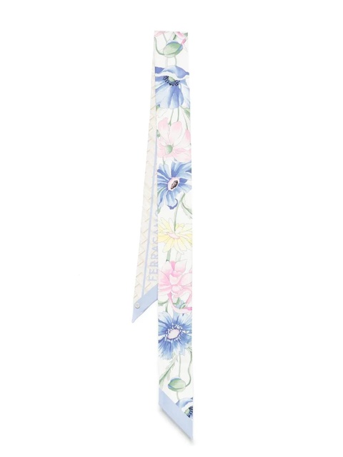 Ferragamo bouquet-print scarf - Neutrals - zdjęcie produktu nr 1
