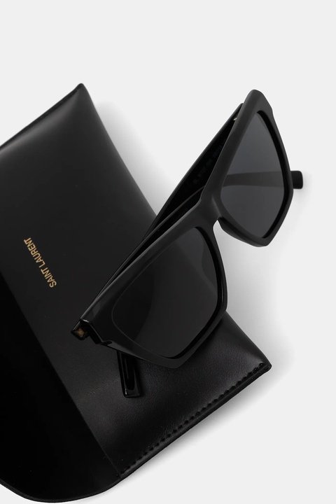 Saint Laurent okulary przeciwsłoneczne damskie kolor czarny SL M103 - zdjęcie produktu nr 1