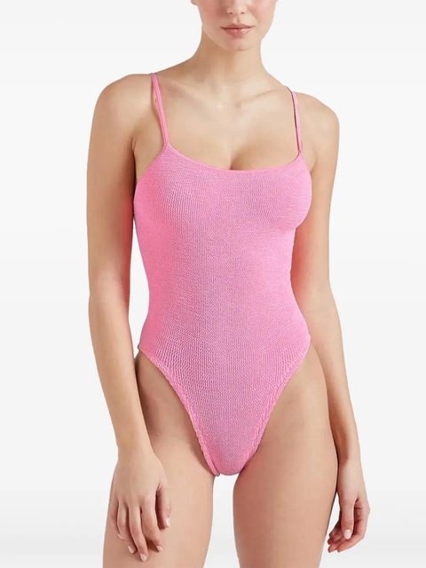Hunza G Pamela spaghetti-strap swimsuit - Pink - zdjęcie produktu nr 2