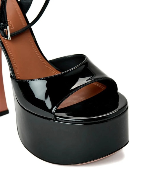 Amina Muaddi 155mm Aya platform sandals - Black - zdjęcie produktu nr 2