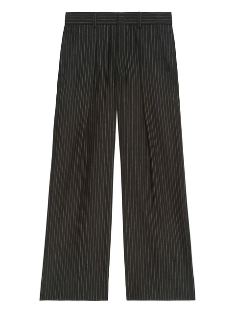 MARANT ÉTOILE Lisetta pinstripe trousers - Black - zdjęcie produktu nr 1