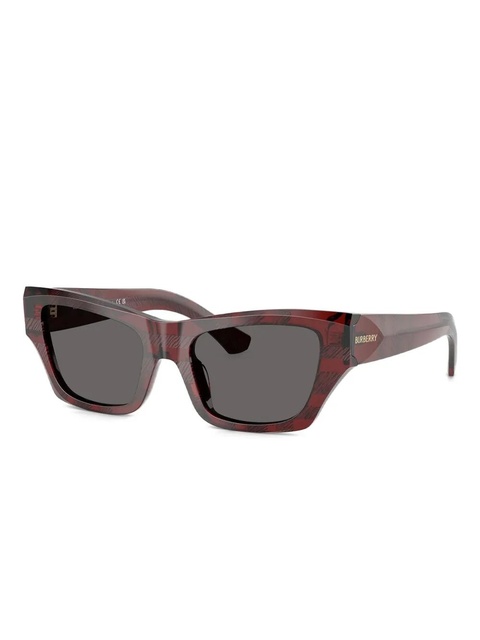 Burberry Eyewear check-pattern square sunglasses - Red - zdjęcie produktu nr 2