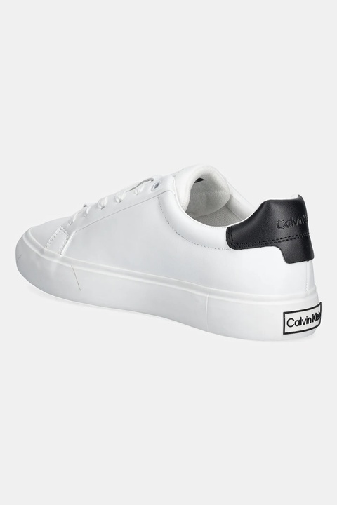 Calvin Klein sneakersy skórzane LACE-UP SNEAKER LTH CK damskie kolor biały HW0HW02673 - zdjęcie produktu nr 2