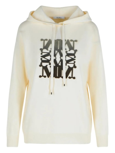 Max Mara logo-embellishment hoodie - Neutrals - zdjęcie produktu nr 1