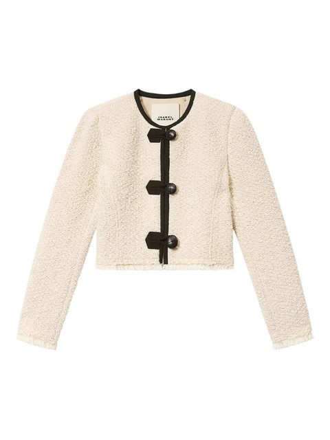 ISABEL MARANT Gradilia button jacket - Neutrals - zdjęcie produktu nr 1