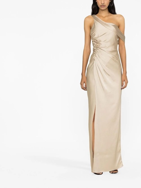 Simkhai one-shoulder satin maxi dress - Neutrals - zdjęcie produktu nr 2