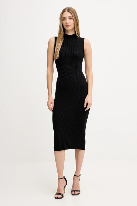 Guess sukienka JULIA kolor czarny maxi dopasowana W5BK23 Z3OW2 - zdjęcie produktu nr 1