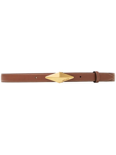 Jimmy Choo diamond-clasp belt - Brown - zdjęcie produktu nr 1