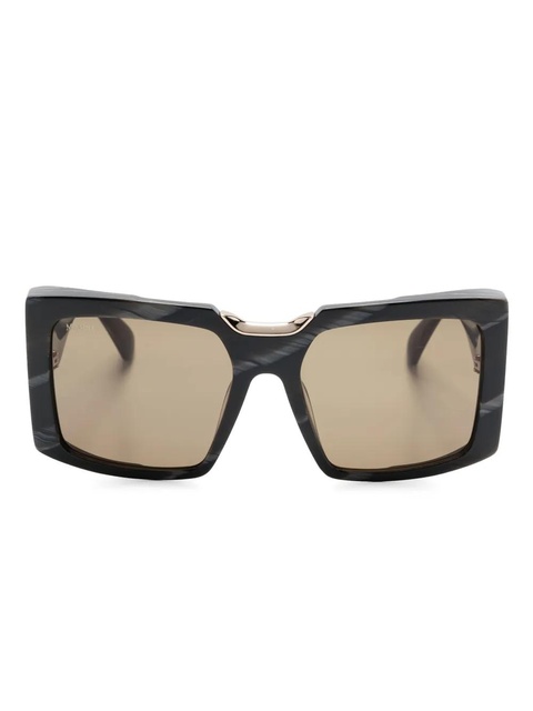 Max Mara Eyewear MM0124 sunglasses - Black - zdjęcie produktu nr 1