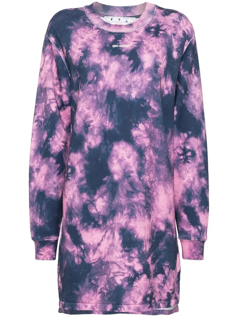 Off-White Arrows tie-dye sweatshirt dress - Pink - zdjęcie produktu nr 1