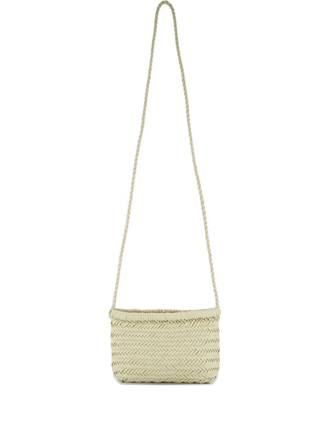 DRAGON DIFFUSION Minsu braided leather crossbody bag - Neutrals - zdjęcie produktu nr 1